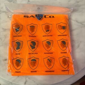 SA Co. Orange Multi-Use Face Shield